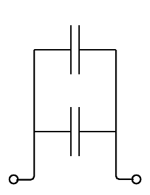 Capacitor two parallel