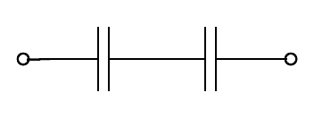 Capacitor two series